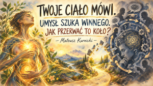 Twoje ciało mówi ➳ Umysł szuka winnego ➳ Jak przerwać to koło? – Mateusz Kurnicki